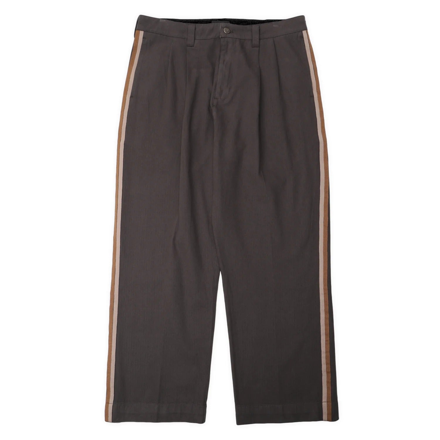 Herringbone Leaugues Club Stripe Pant, Dark Brown