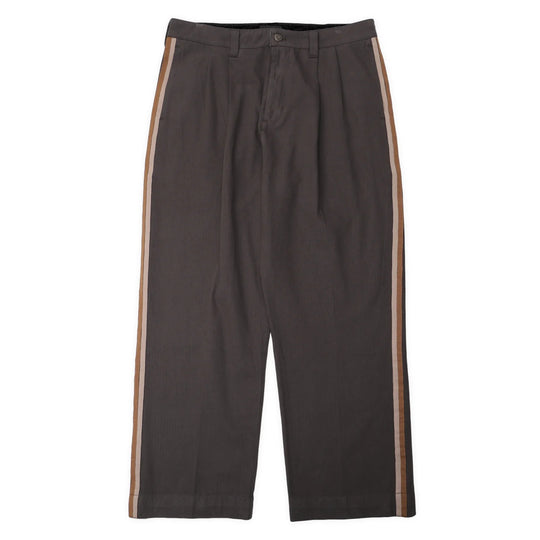 Herringbone Leaugues Club Stripe Pant, Dark Brown