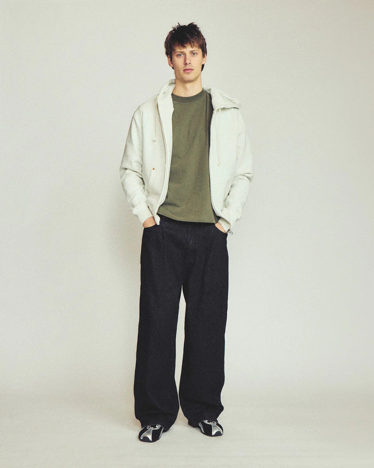G9 Hoodie, Grey Marle