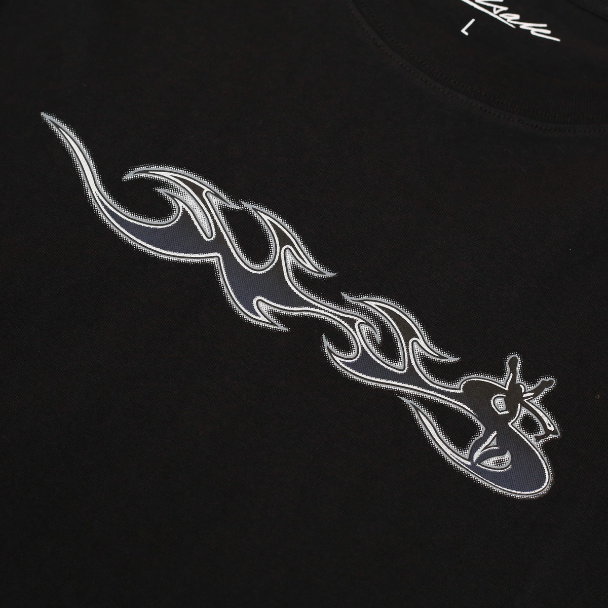 Phantasy Flame Tee, Black