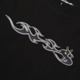 Phantasy Flame Tee, Black