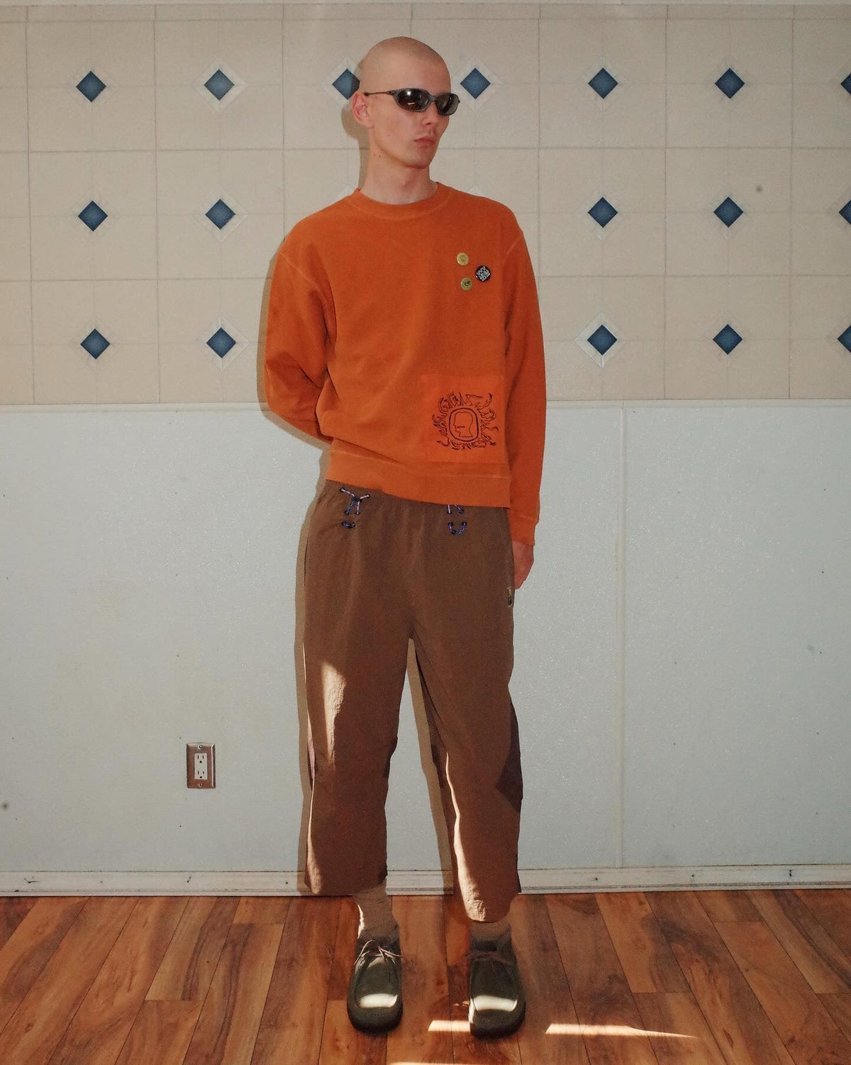 Gargoyle Crewneck, Light Brown
