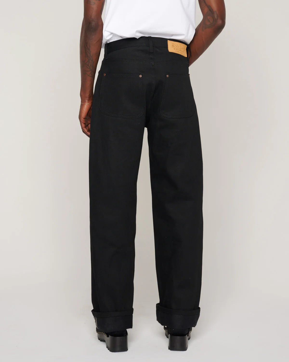 Selvedge Denim Pant, Solid Black