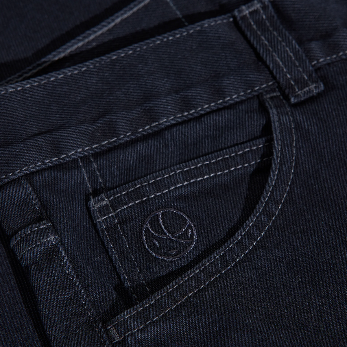 91! Denim Jeans, Aged Black