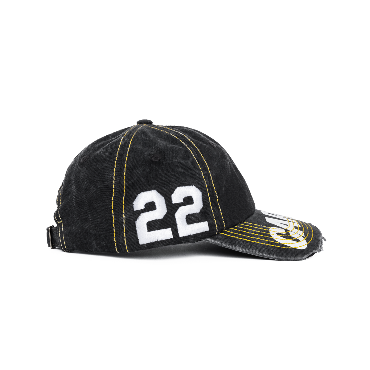 Distressed Hat, Black