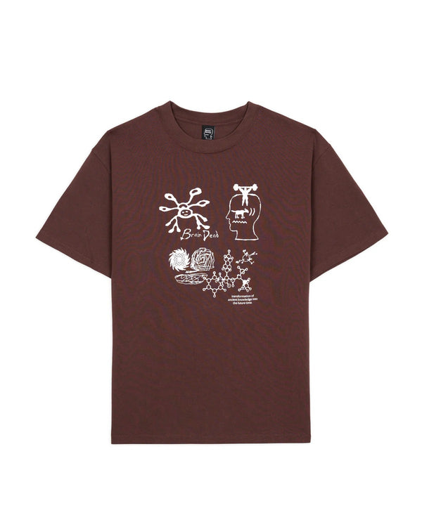 Brain Dead Ancient Knowledge Tee, Berry