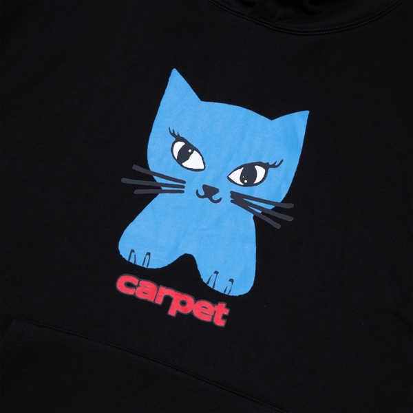 Carpet Company Cat Pullover Hood, Black