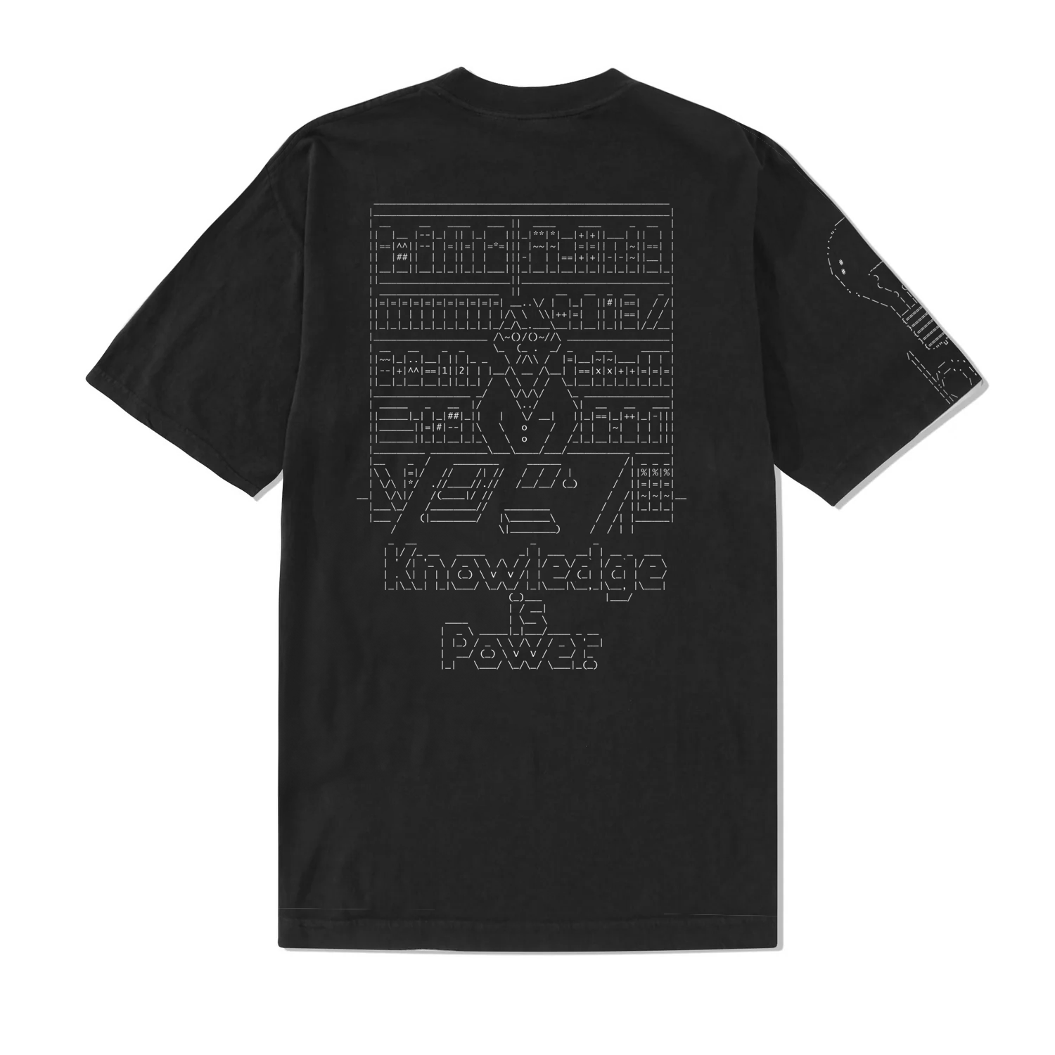 Writing Tee, Black