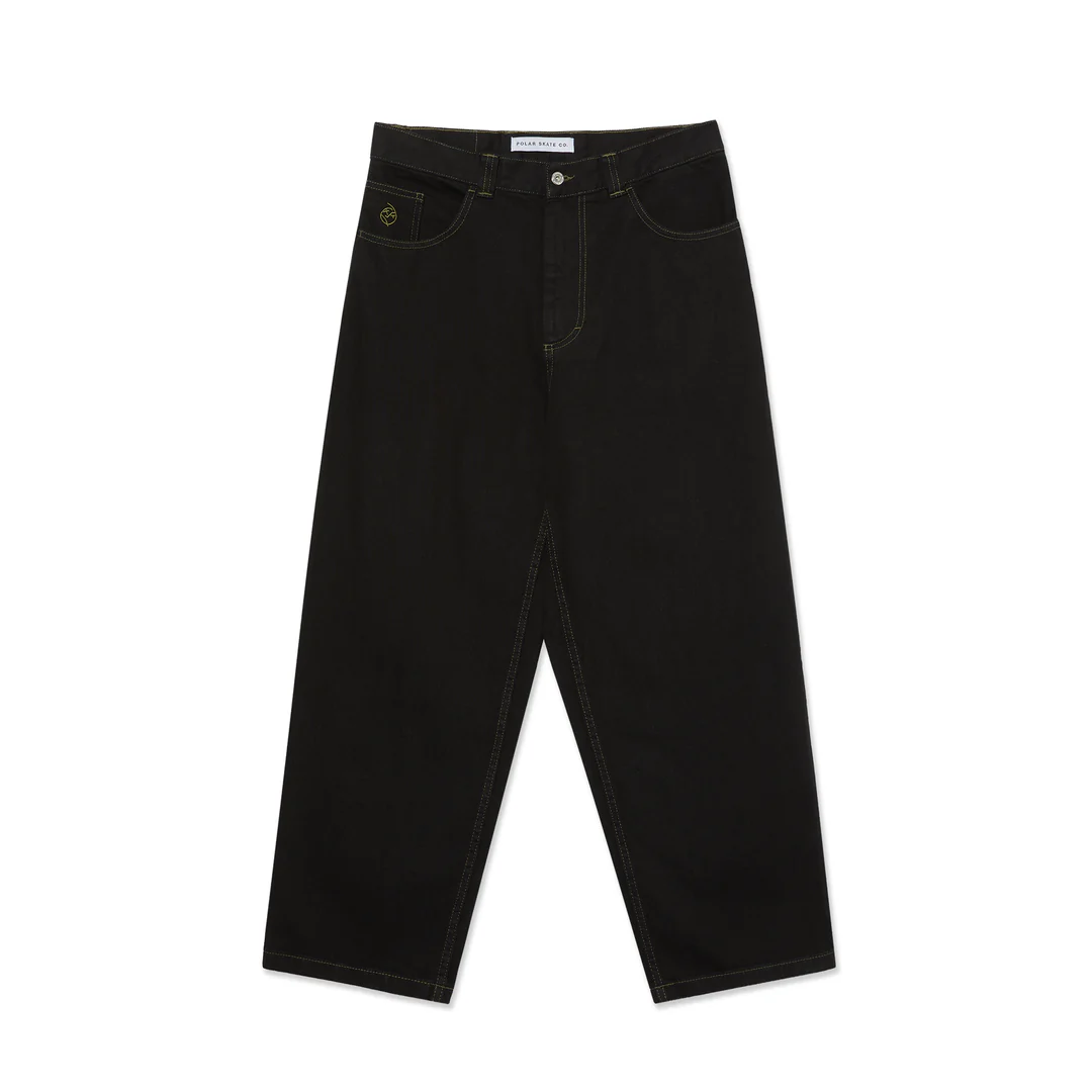 Big Boy Denim Jeans, Black / Dark Olive