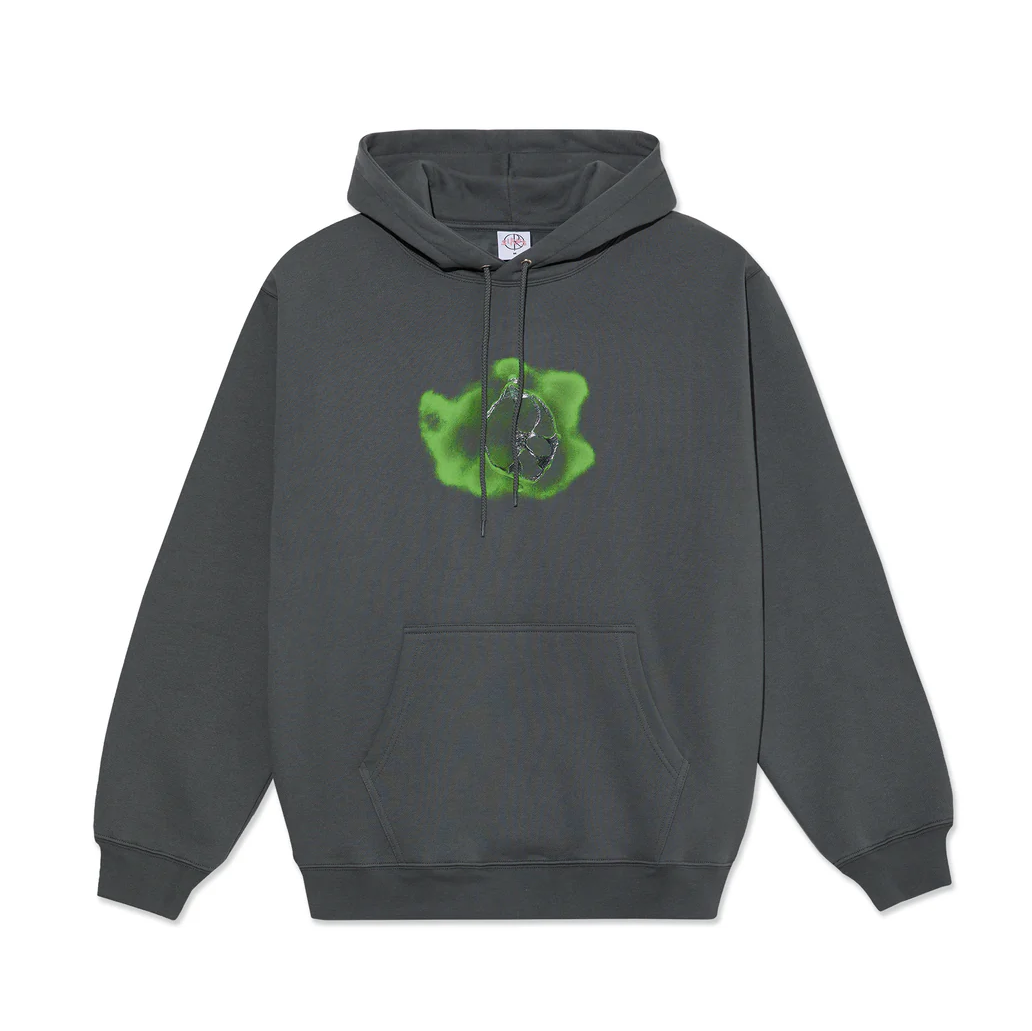 Dave Pullover Hood Metal Logo, Graphite