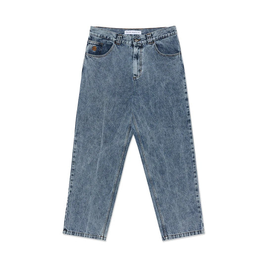 93! Denim Jeans, Heavy Washed Blue