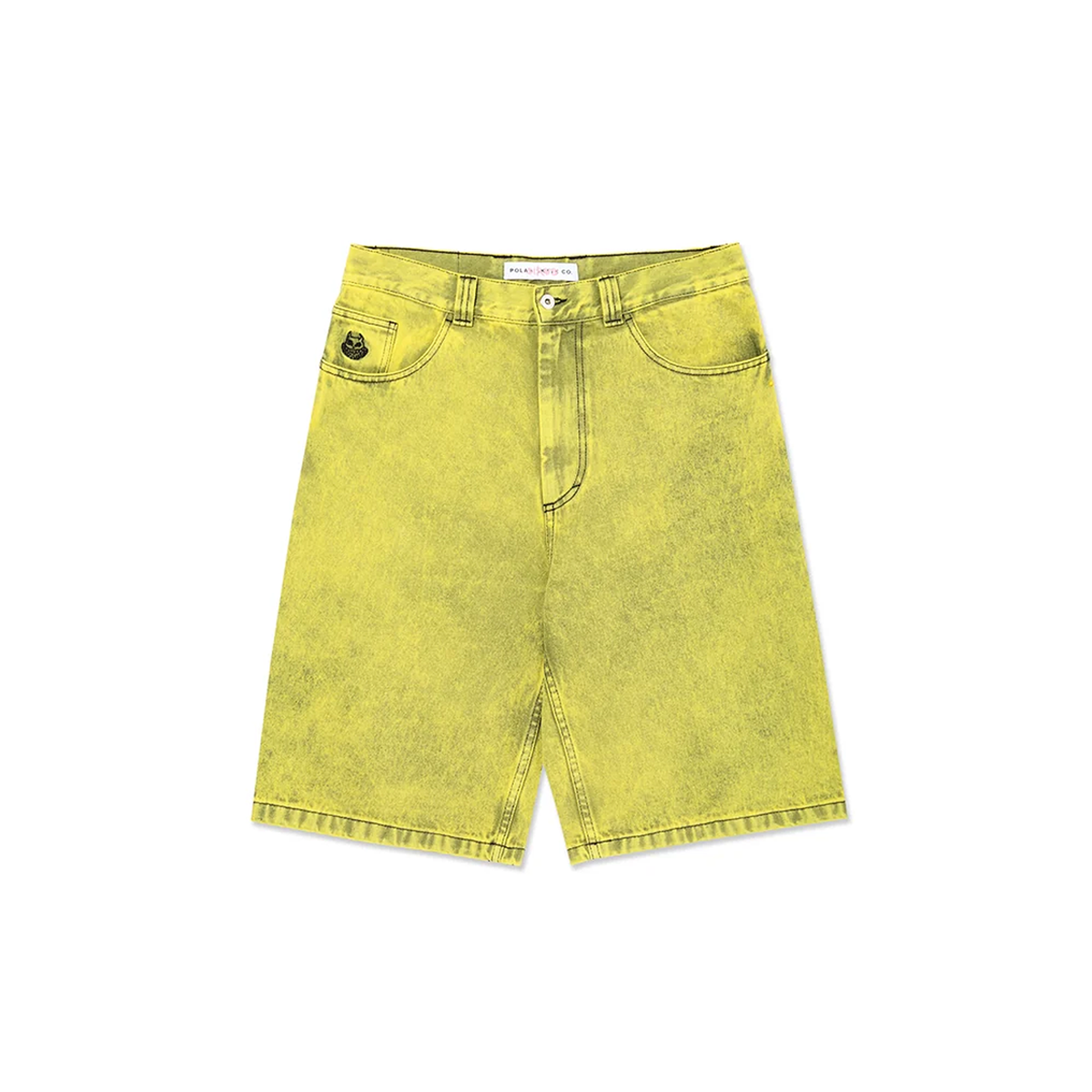 Angel Child Big Boy Shorts, Lemon Black