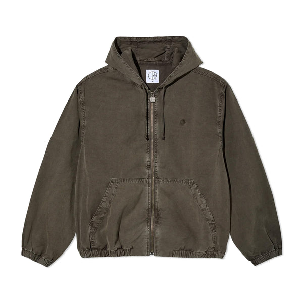 Polar Skate Co. Hooded Nick Jacket, Washed Grey
