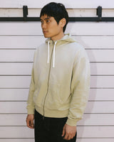 Padded Elbow Zip-Thru Pullover, Sand