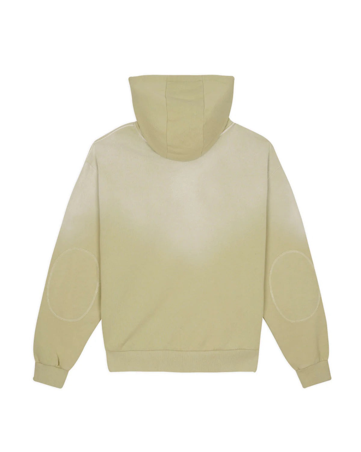 Padded Elbow Zip-Thru Pullover, Sand