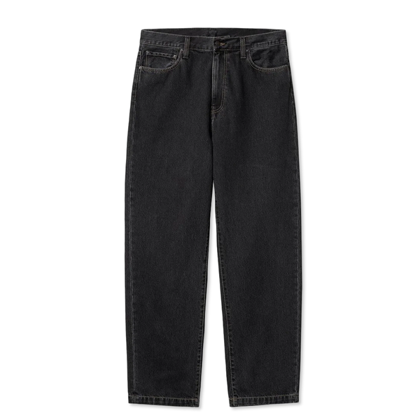 Carhartt WIP Aaron Pant, Black Stone Washed