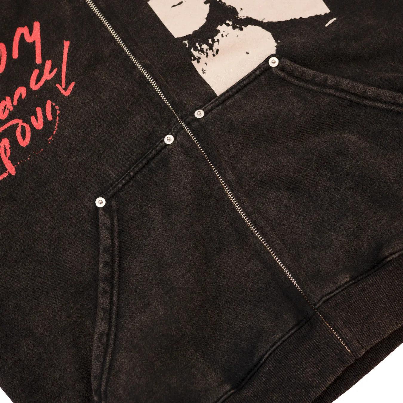 Wigney Zip-Thru Pullover, Black