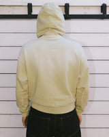 Padded Elbow Zip-Thru Pullover, Sand