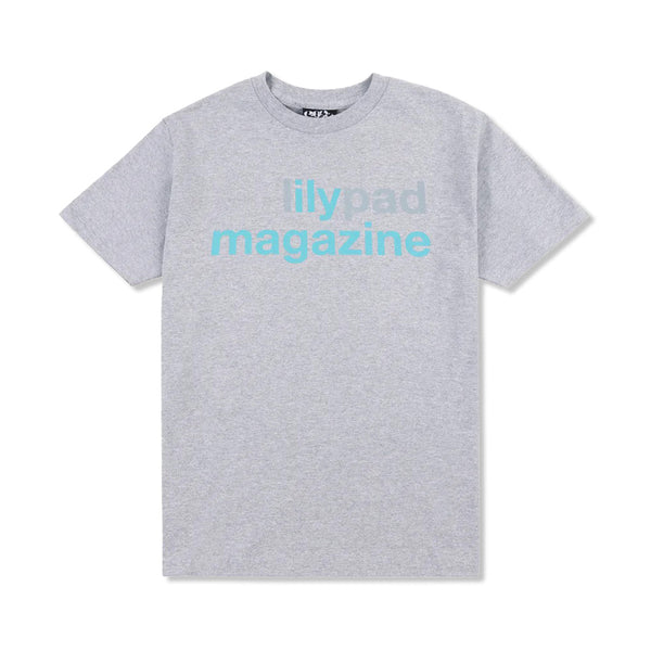 Lilypad ILY Magazine Tee, Heather Grey