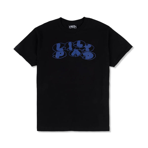 Lilypad Wordmark Tee, Black