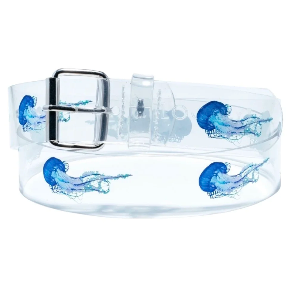 Transparent Jelly Drift Belt, Clear