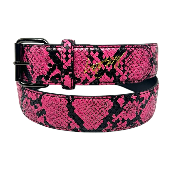 Loosey Slither Belt, Pink