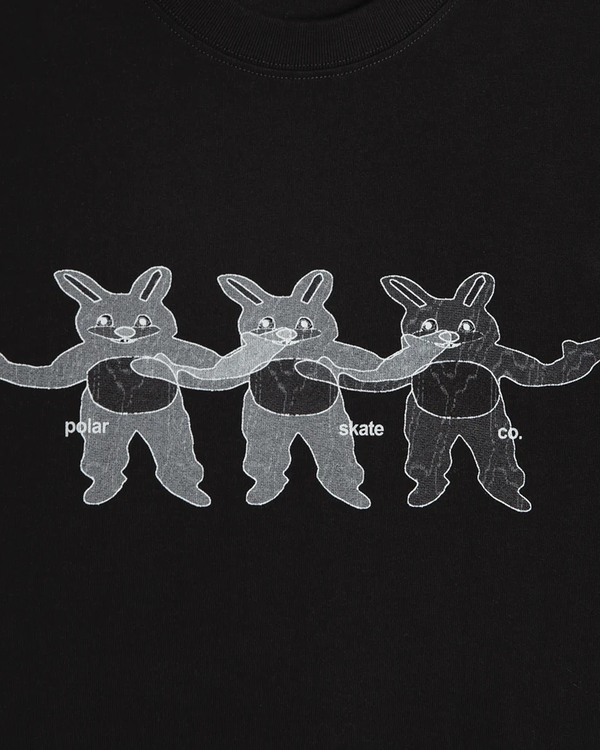 Polar Skate Co. Different in the end Tee, Black