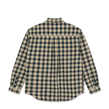 Mitchell L/S Shirt, Teal / Butter