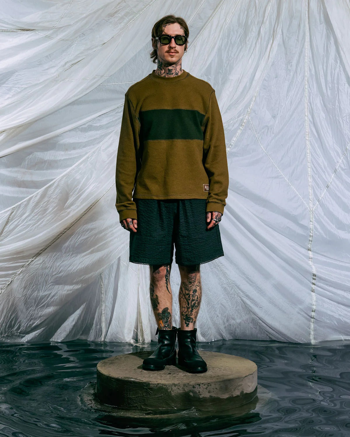 Thermal Long Sleeve Tee, Olive