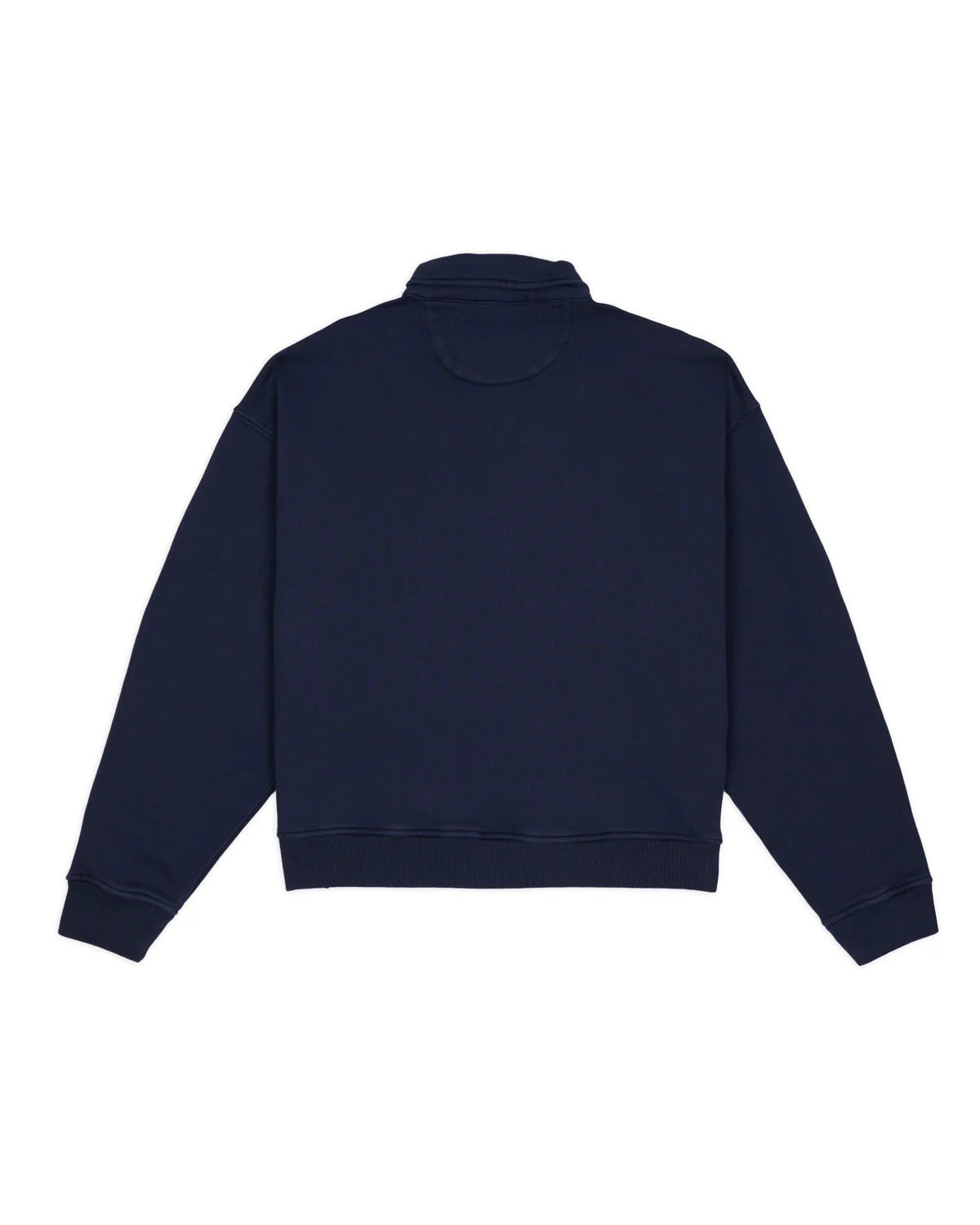 Half-Zip Collared Sweatshirt, Midnight