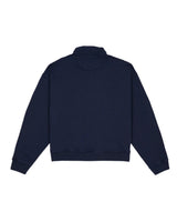 Half-Zip Collared Sweatshirt, Midnight