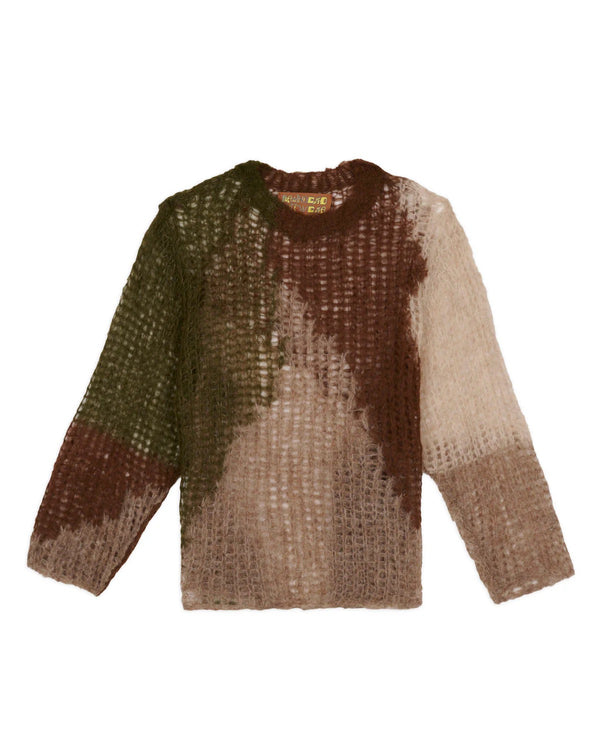 Brain Dead Organic Threadbare Sweater, Olive