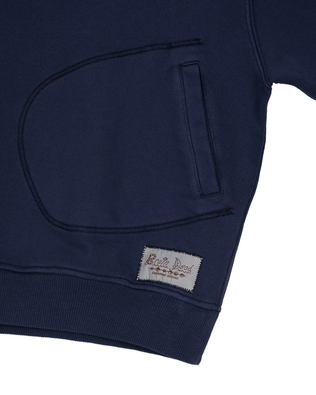 Half-Zip Collared Sweatshirt, Midnight