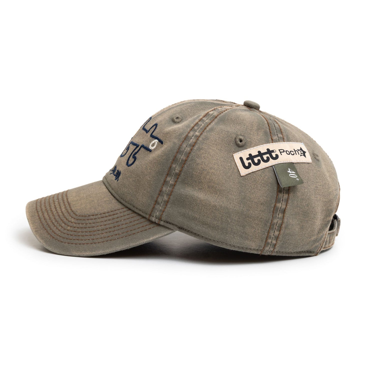 Baby Logo Hat V.2, Olive / Brown