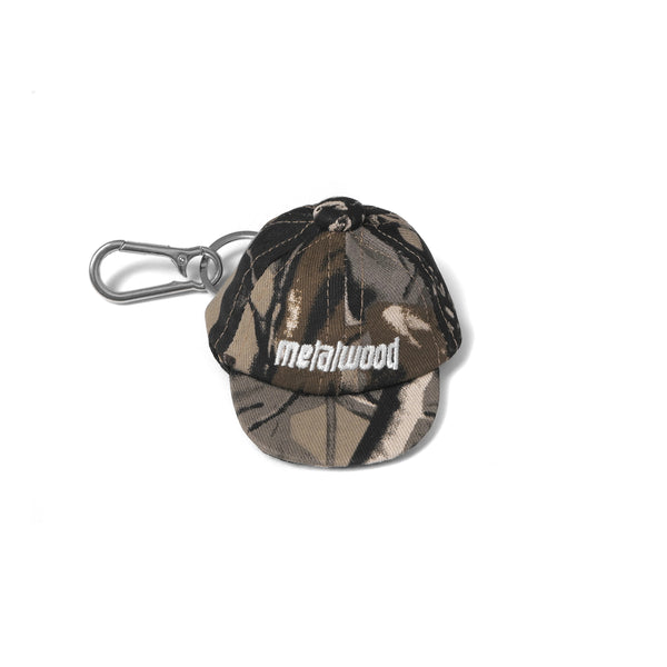 Metalwood Camo Hat Keychain, Real Leaf Camo
