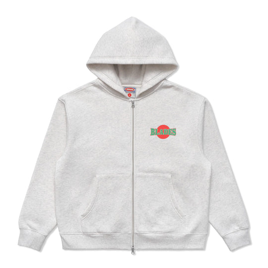 Blades Gym Zip-Thru Pullover Hood, Heather Grey