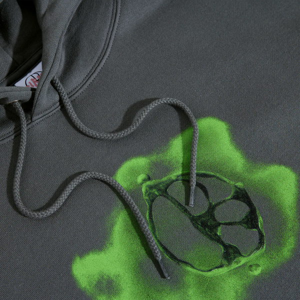Polar Skate Co. Dave Pullover Hood Metal Logo, Graphite