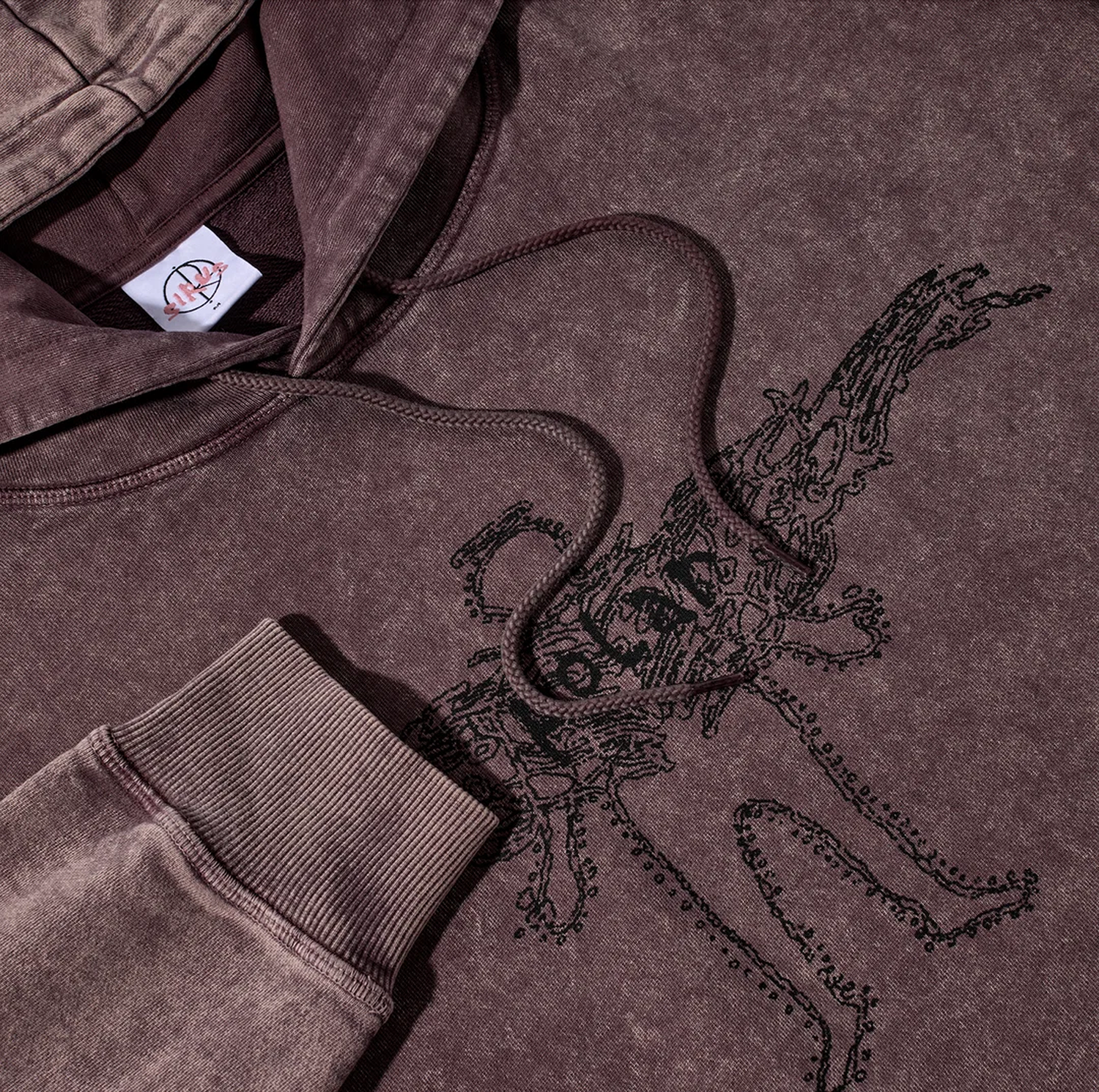 Soul Acid Frank Pullover Hood, Bordeaux