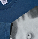 Rabbit Tee, Washed Blue