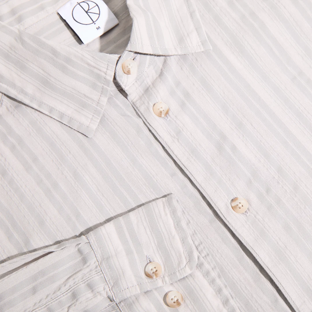 Bart LS Shirt, Grey Stripe