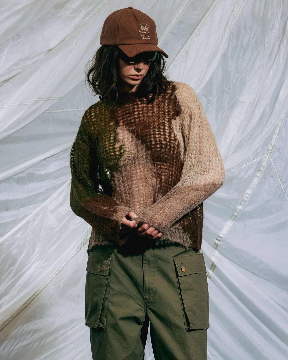 Organic Threadbare Sweater, Olive