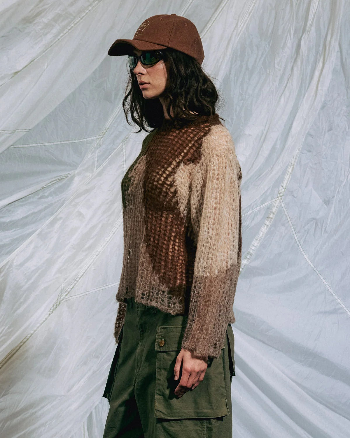 Organic Threadbare Sweater, Olive