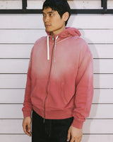 Padded Elbow Zip-Thru Pullover, Brick