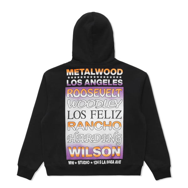 Metalwood Flyer Pullover Hood, Black