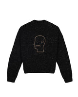 Logohead Alpaca Crewneck Sweater, Charcoal