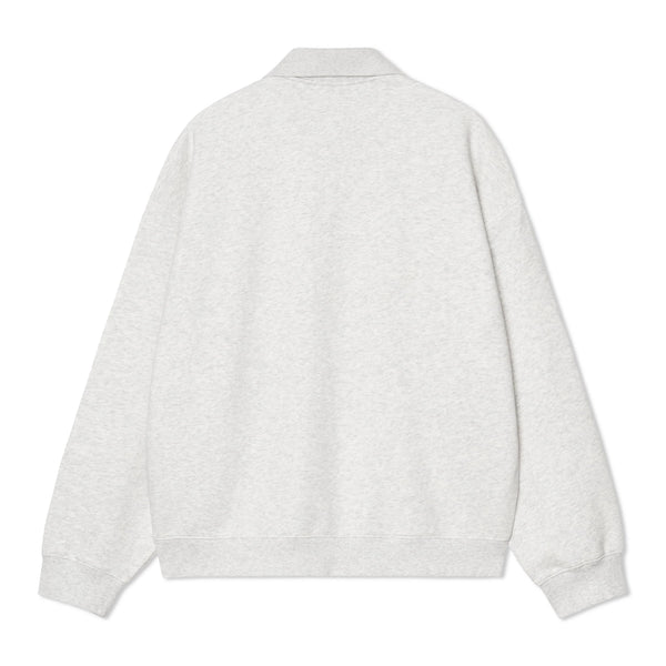 Carhartt WIP WIP Label Polo Sweat, Ash Heather