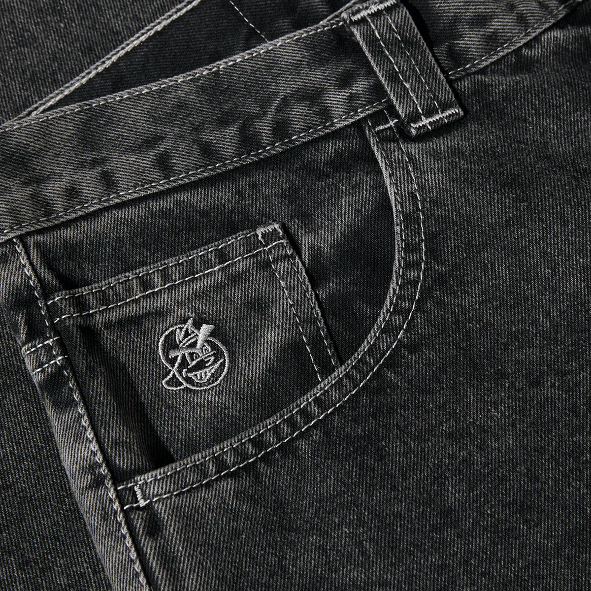 93 Pants, Silver Black