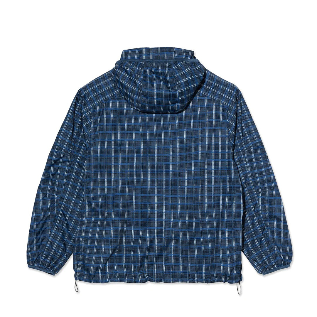 Chase Light Shell Jacket, Blue Check