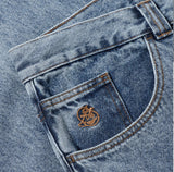 93! Denim Jeans, Heavy Washed Blue