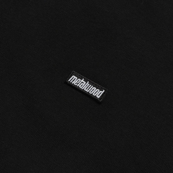 Metalwood Mini Metal Logo Heavyweight Tee, Black